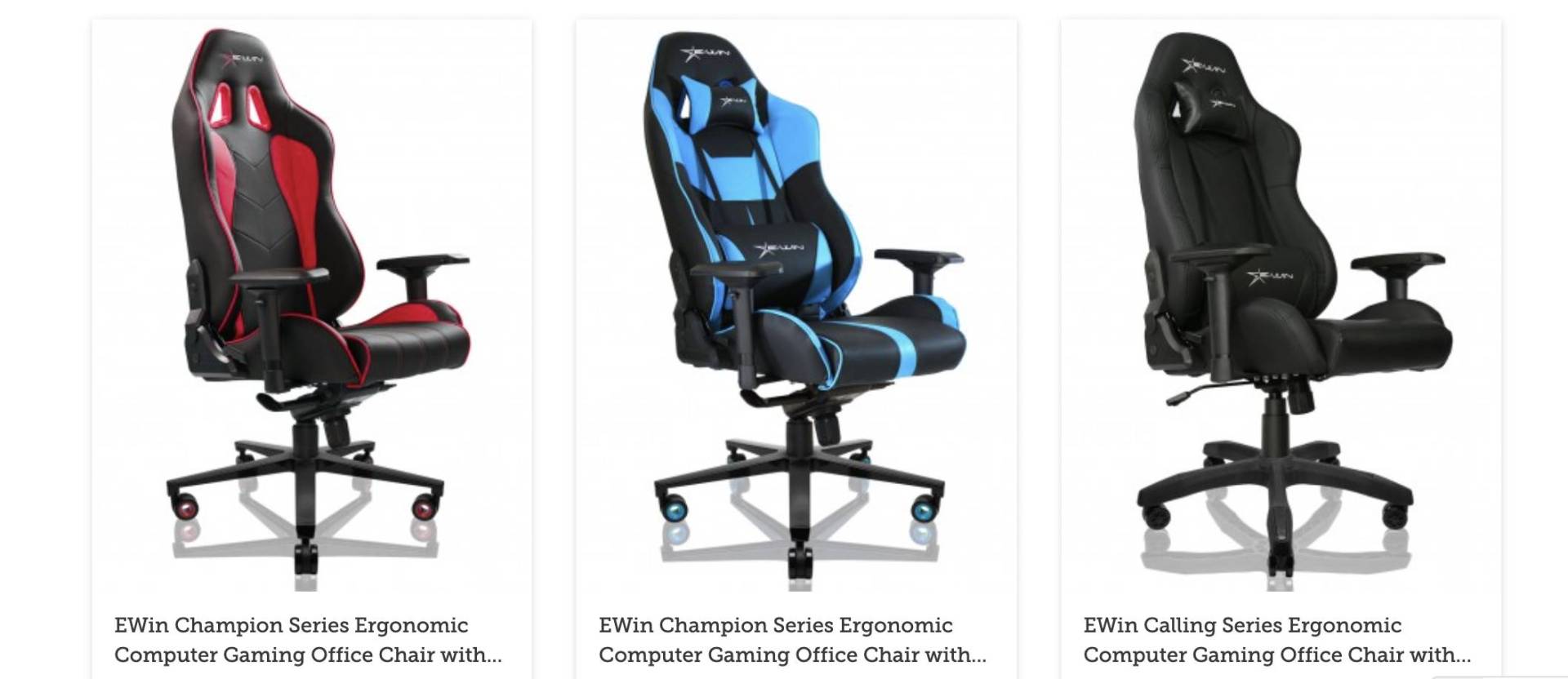 E-Win Gaming Chair, Ergonomically Office and Home Office Approved