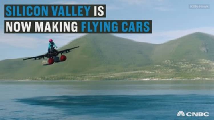 Take a look at Larry Page's 'flying car'