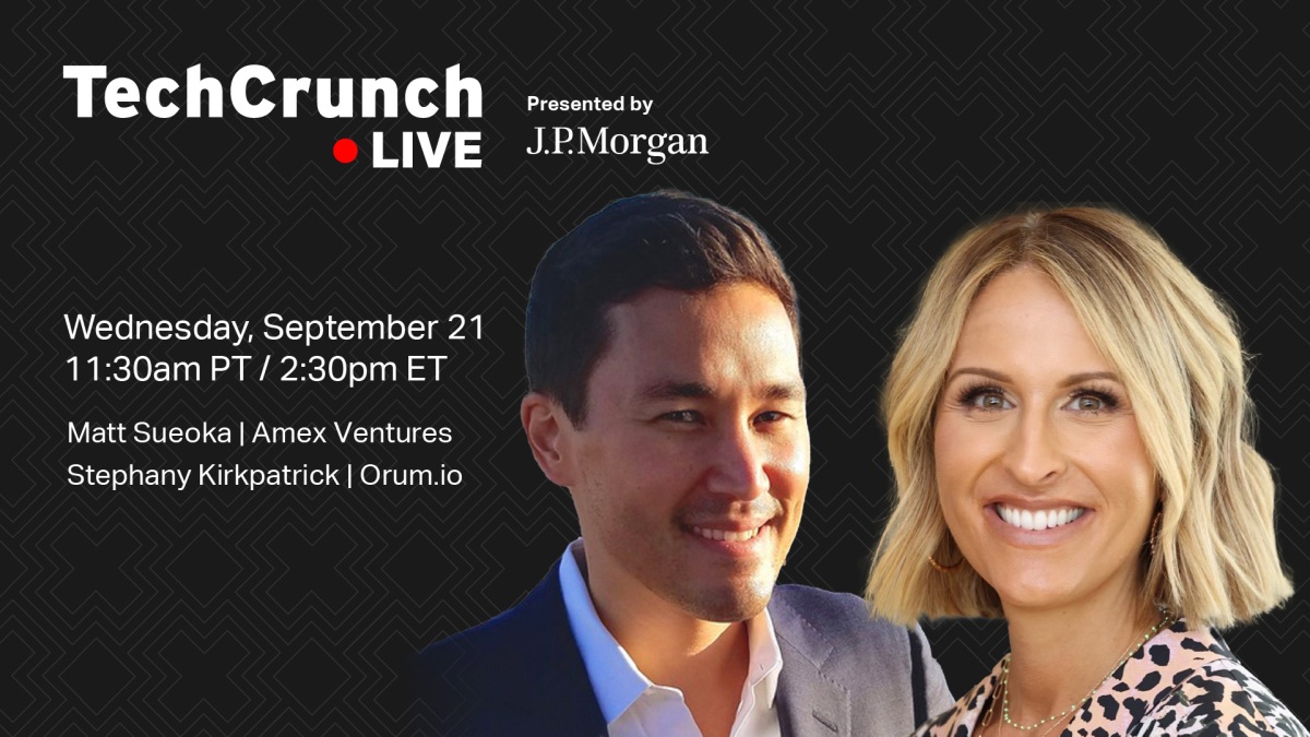 Selling APIs with Orum and Amex Ventures on TechCrunch Live • TechCrunch