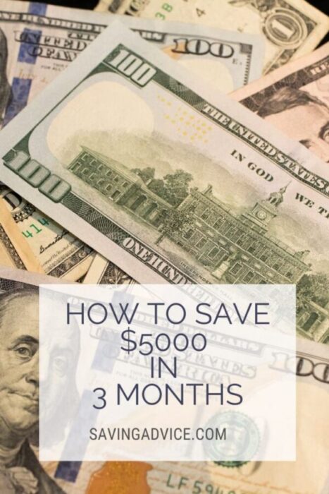 How to Save $5000 in 3 Months
