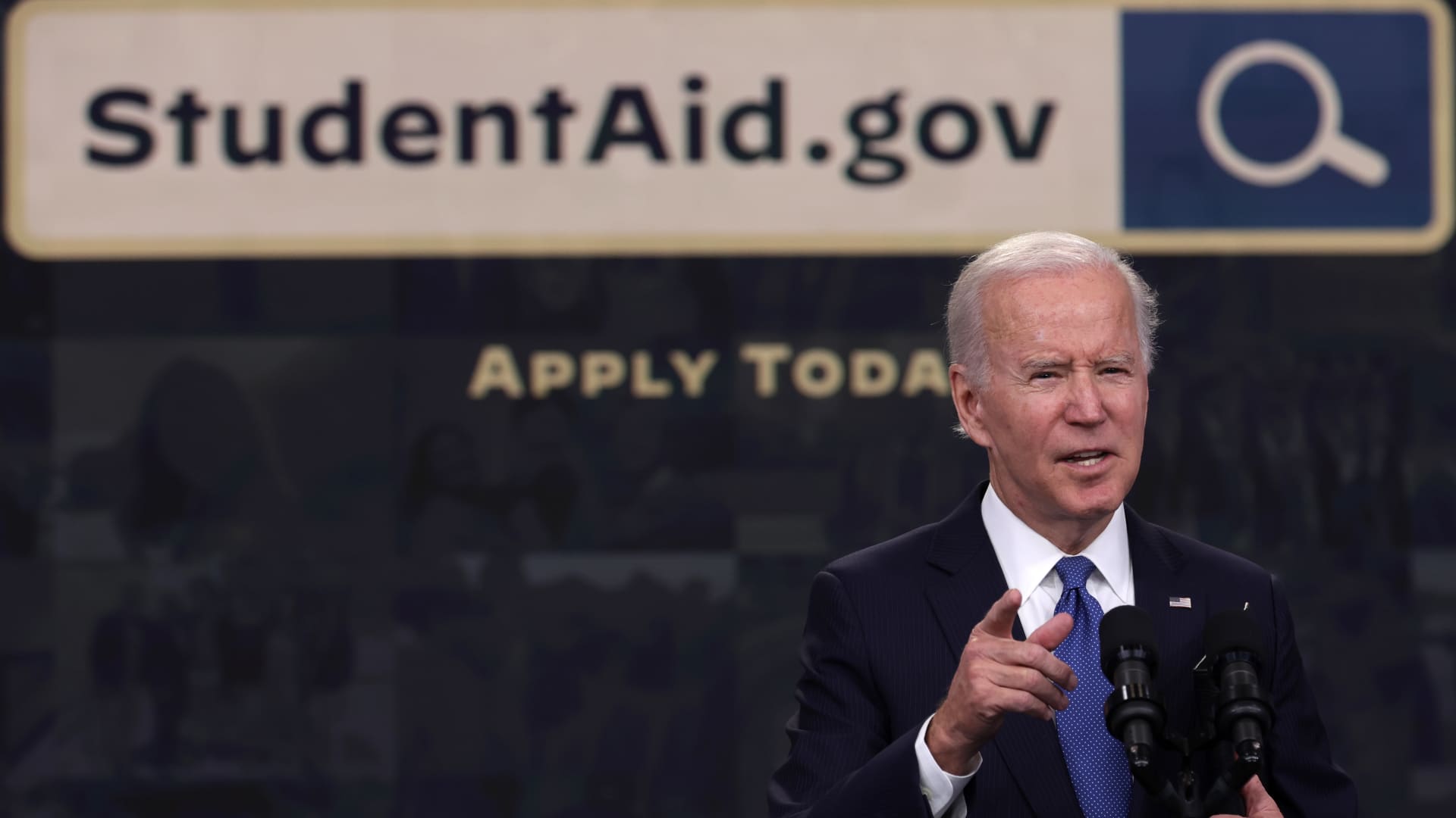 President Biden says 22 million people have signed up